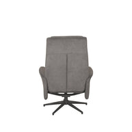LABEL51 Fauteuils Bergen - Naturel - Velvet - Incl. Hocker