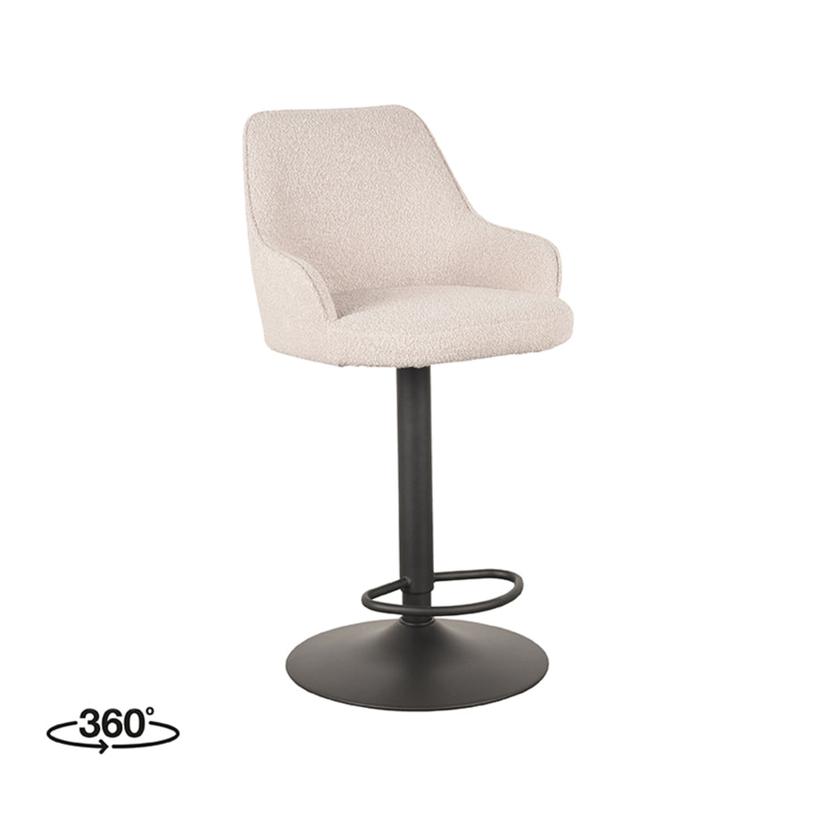 LABEL51 Barkrukken Fender - Naturel - Boucle - Gaslift