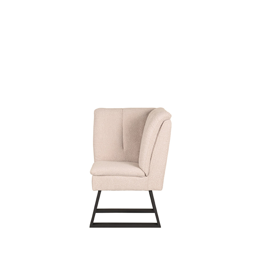 LABEL51 Eetkamerbanken Modula - Naturel - Boucle - Hoek