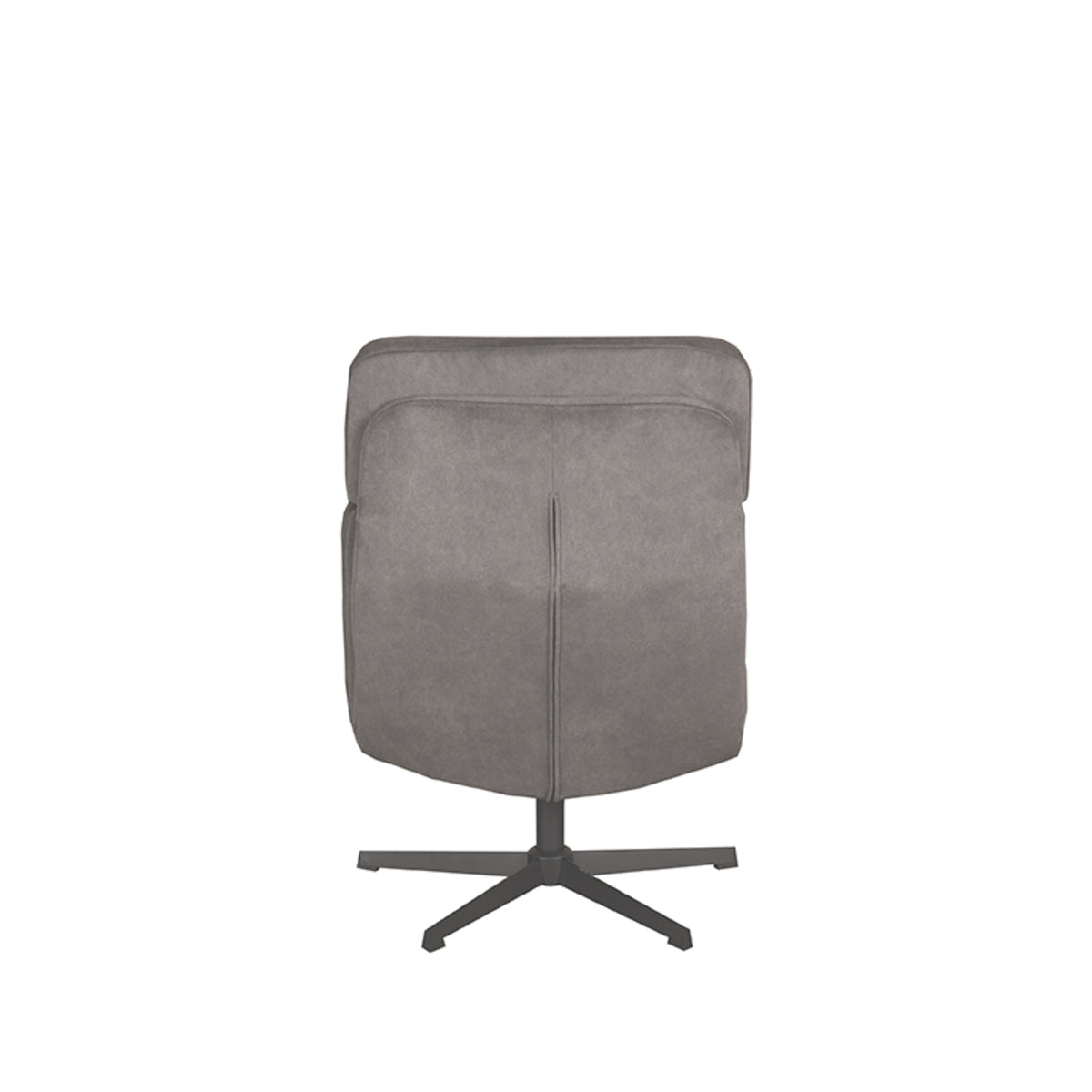 LABEL51 Fauteuils Alvar - Antraciet - Velvet - Incl. Hocker
