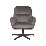 LABEL51 Fauteuils Moss - Antraciet - Velvet - One Size