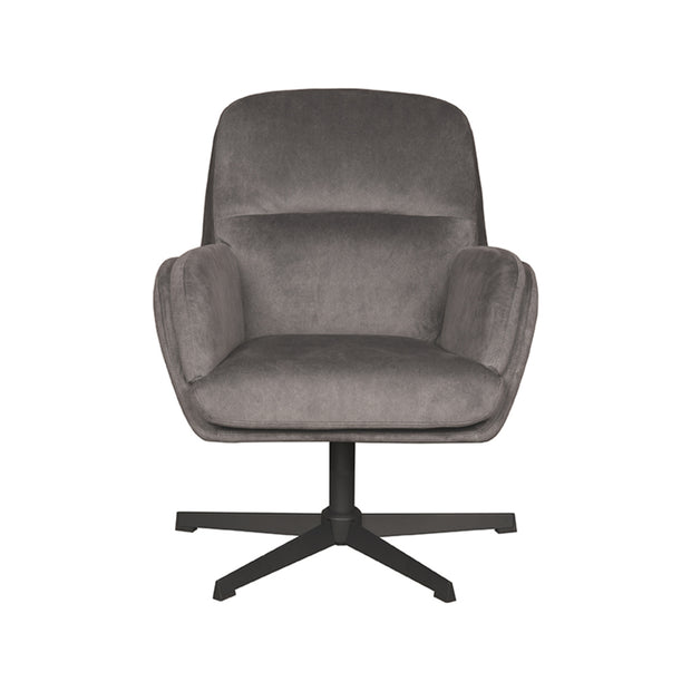 LABEL51 Fauteuils Moss - Antraciet - Velvet - One Size