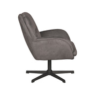 LABEL51 Fauteuils Moss - Antraciet - Velvet - One Size