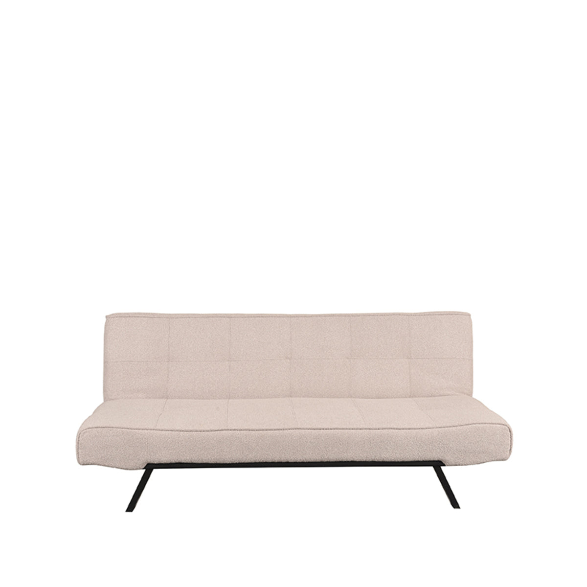 LABEL51 Slaapbanken King - Naturel - Boucle - King | Zwarte Poot