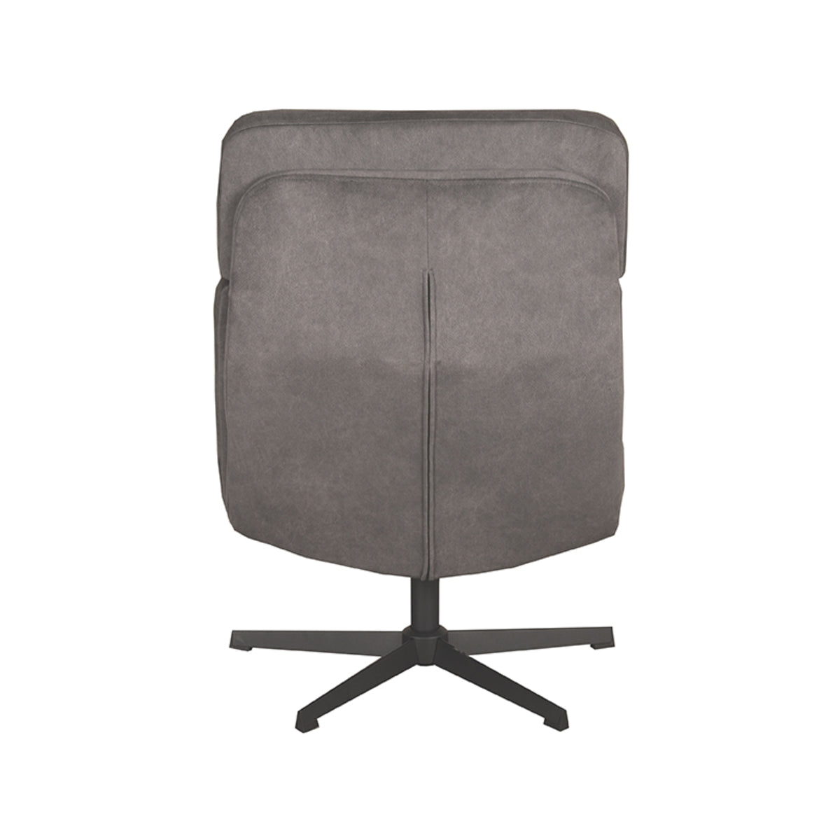 LABEL51 Fauteuils Alvar - Antraciet - Velvet - Excl. Hocker