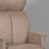 LABEL51 Fauteuils Verdal - Taupe - Kunstleder - Excl. Hocker