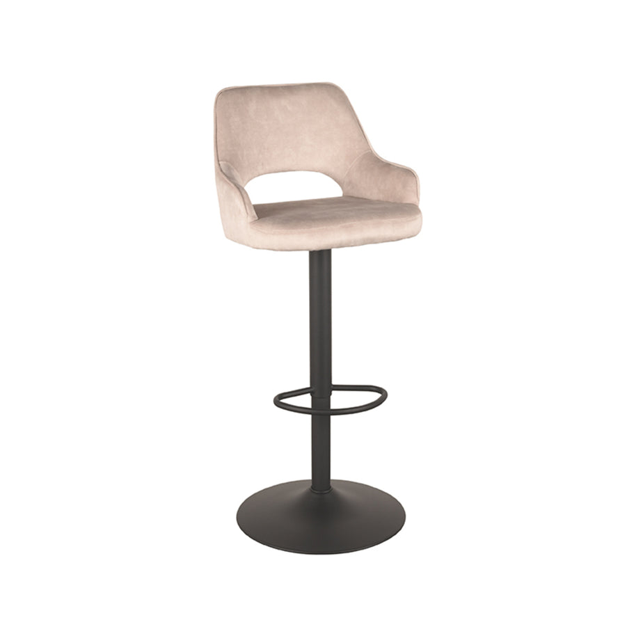 LABEL51 Barkrukken Fer - Naturel - Velours - Gaslift
