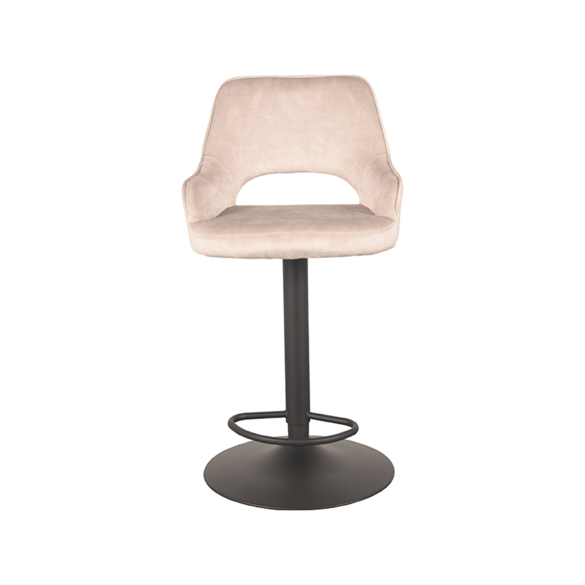 LABEL51 Barkrukken Fer - Naturel - Velours - Gaslift
