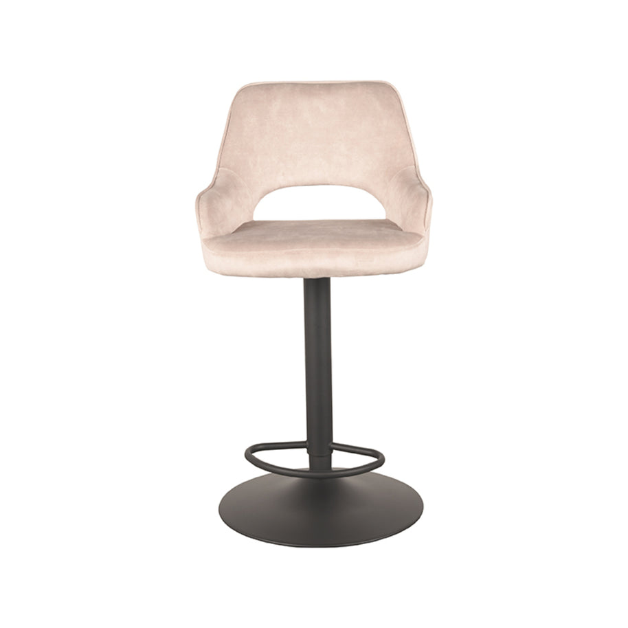 LABEL51 Barkrukken Fer - Naturel - Velours - Gaslift