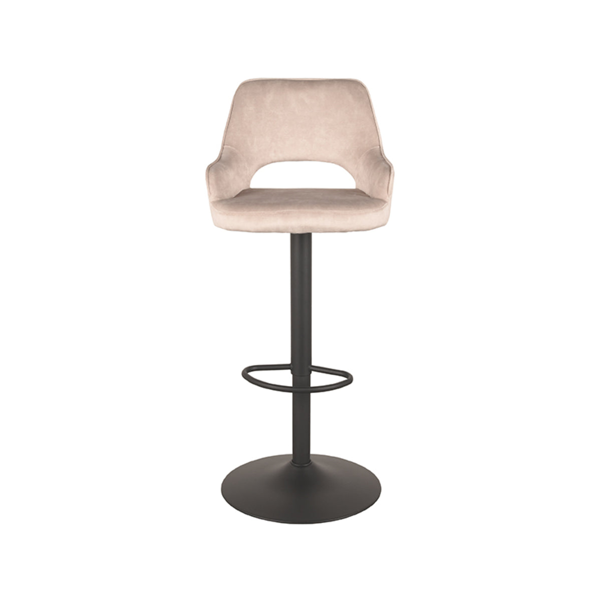 LABEL51 Barkrukken Fer - Naturel - Velours - Gaslift