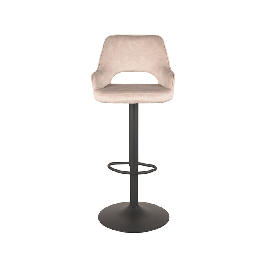 LABEL51 Barkrukken Fer - Naturel - Velours - Gaslift