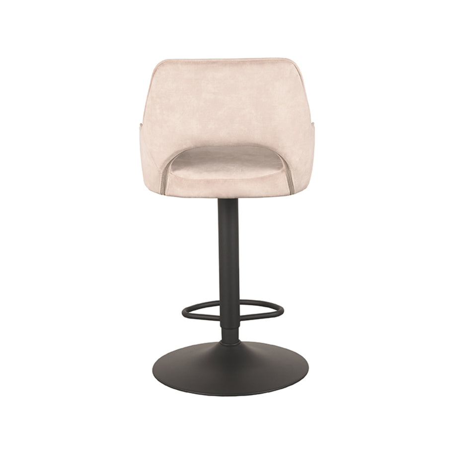 LABEL51 Barkrukken Fer - Naturel - Velours - Gaslift