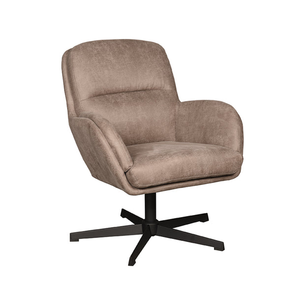 LABEL51 Fauteuils Moss - Taupe - Kunstleder - One Size