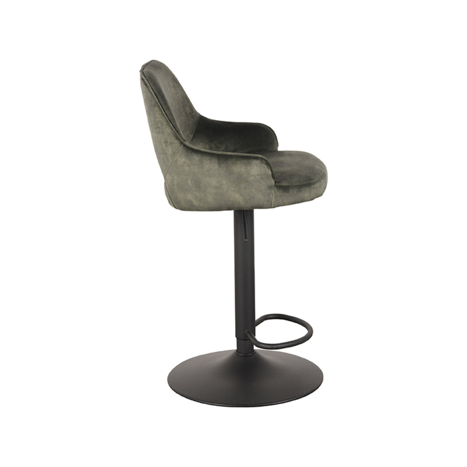 LABEL51 Barkrukken Fer - Hunter - Velours - Gaslift