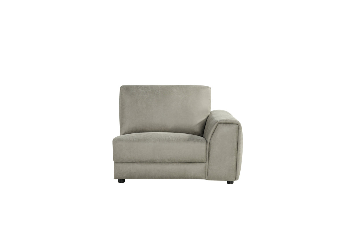 LABEL51 Banken Tivoli - Taupe - Kunstleder - 1,5-Zits Rechts