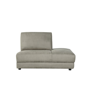 LABEL51 Banken Tivoli - Taupe - Kunstleder - Ottomane Rechts
