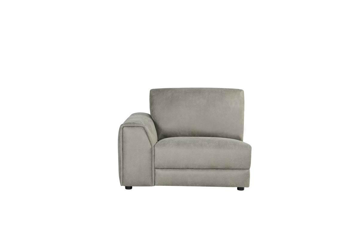 LABEL51 Banken Tivoli - Taupe - Kunstleder - 1,5-Zits Links
