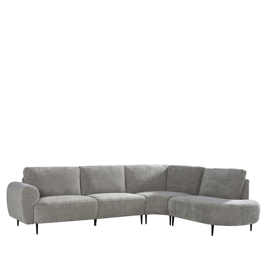 LABEL51 Hoekbanken Milano - Stone - Chenille - Hoekbank Rechts