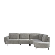 LABEL51 Hoekbanken Milano - Stone - Chenille - Hoekbank Rechts