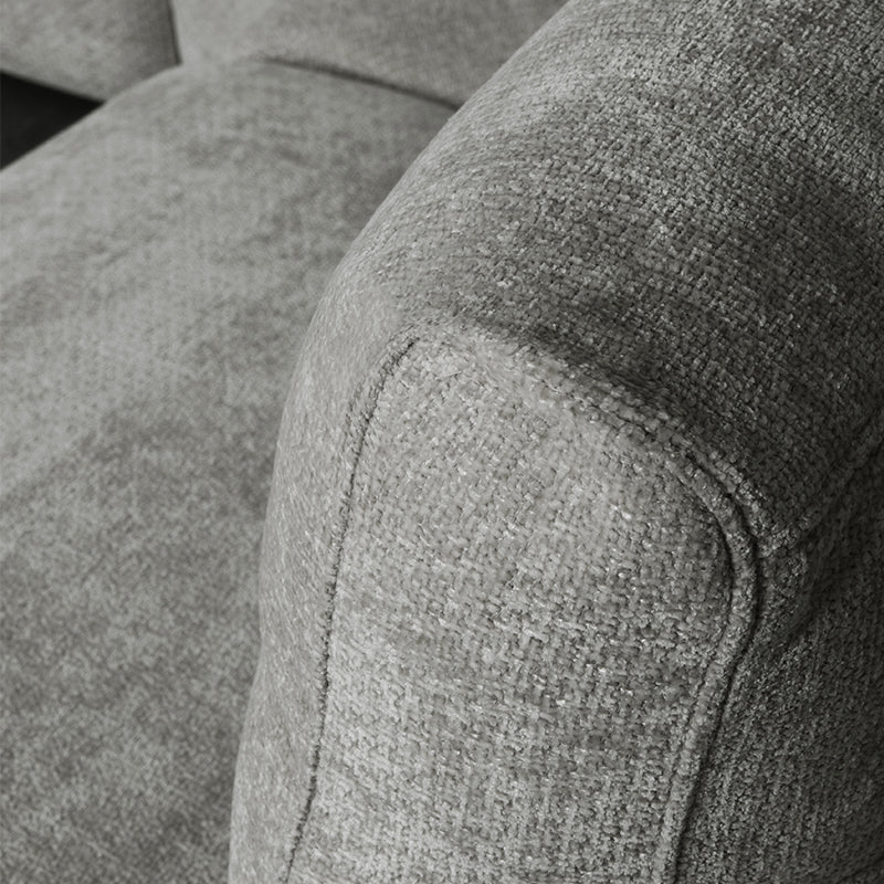 LABEL51 Hoekbanken Milano - Stone - Chenille - Hoekbank Rechts