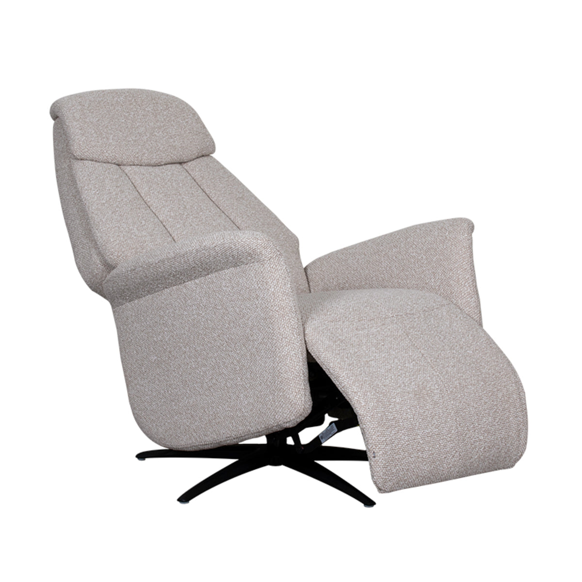 LABEL51 Fauteuils Oslo - Naturel - Boucle - 1-Motorig