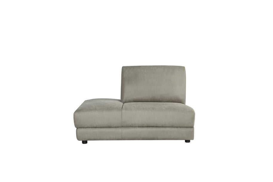 LABEL51 Banken Tivoli - Taupe - Kunstleder - Ottomane Links