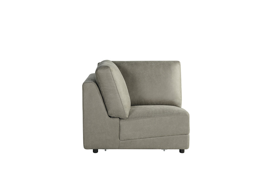 LABEL51 Banken Tivoli - Taupe - Kunstleder - Hoek