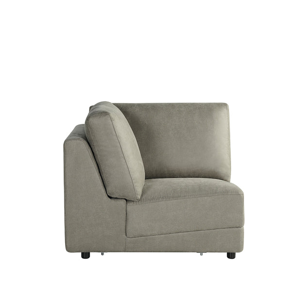 LABEL51 Banken Tivoli - Taupe - Kunstleder - Hoek