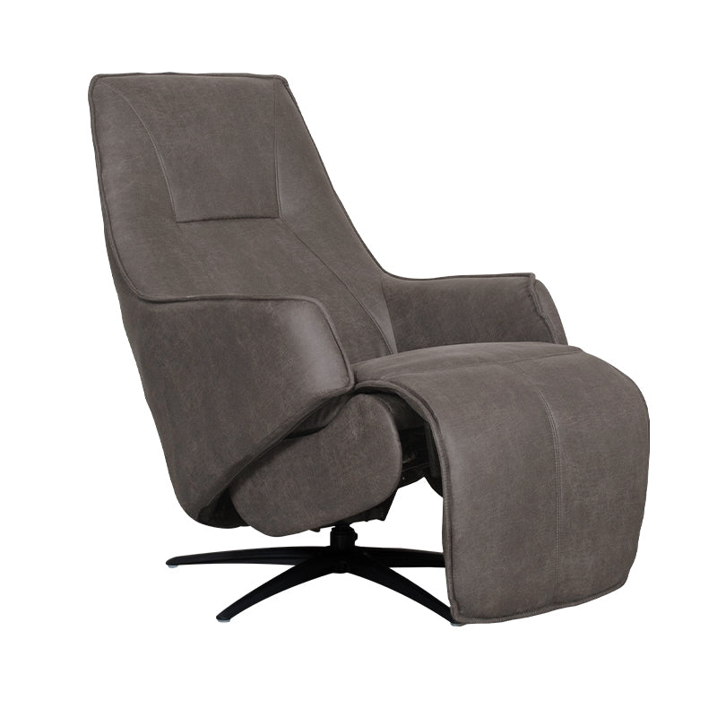 LABEL51 Fauteuils Odense - Antraciet - Kunstleder - One Size