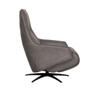 LABEL51 Fauteuils Odense - Antraciet - Kunstleder - One Size