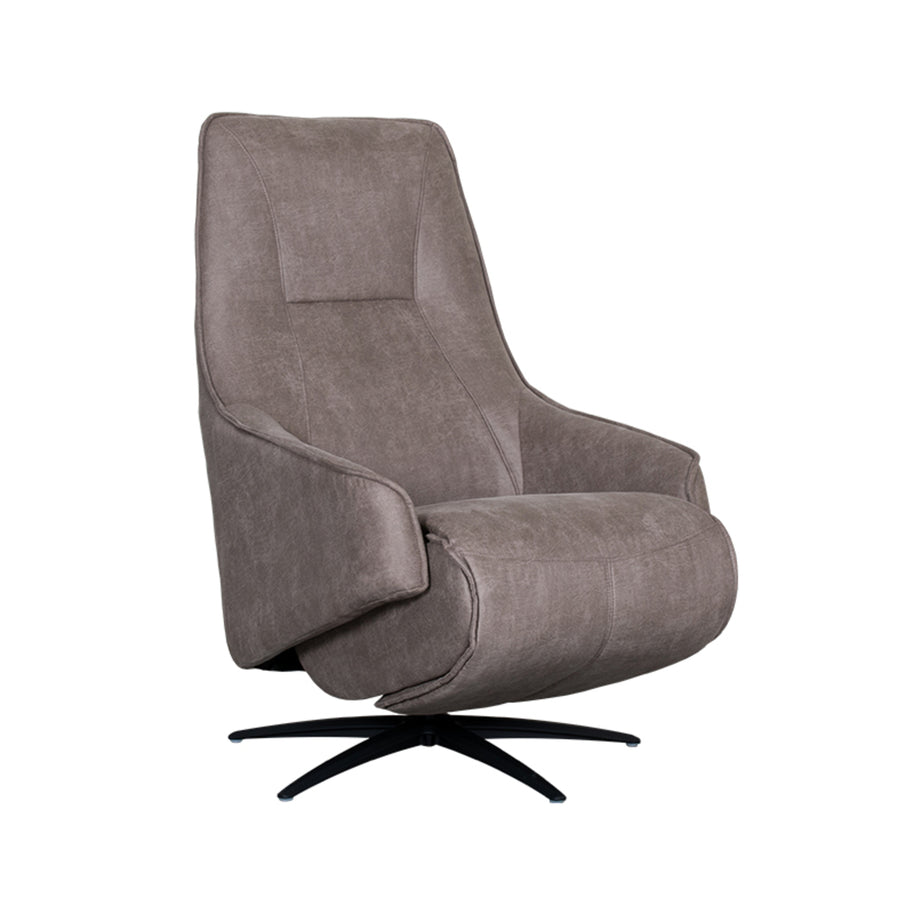 LABEL51 Fauteuils Odense - Taupe - Kunstleder - One Size