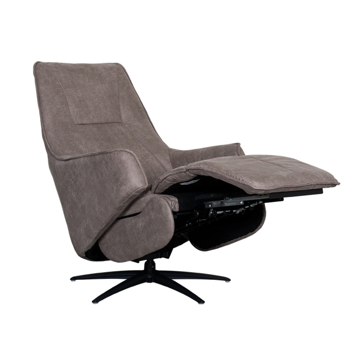 LABEL51 Fauteuils Odense - Taupe - Kunstleder - One Size