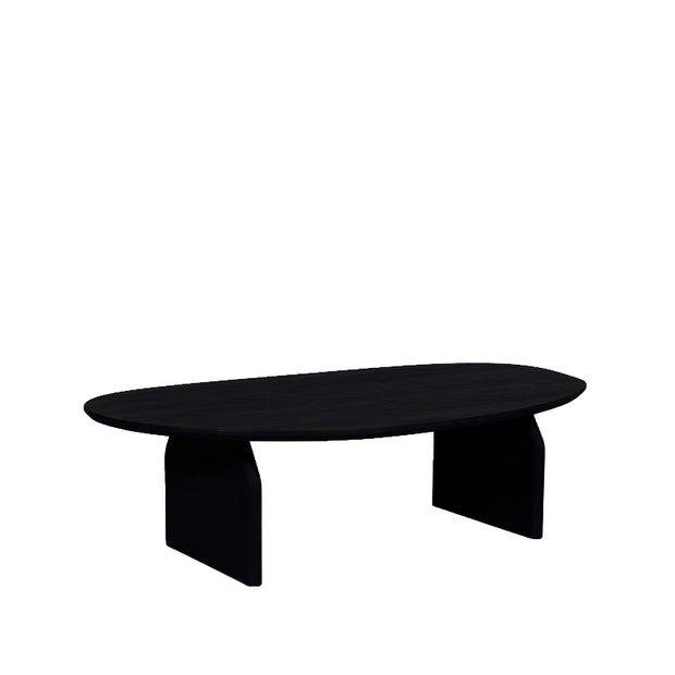 LABEL51 Salontafels Cooper - Zwart - Mangohout - 135 cm