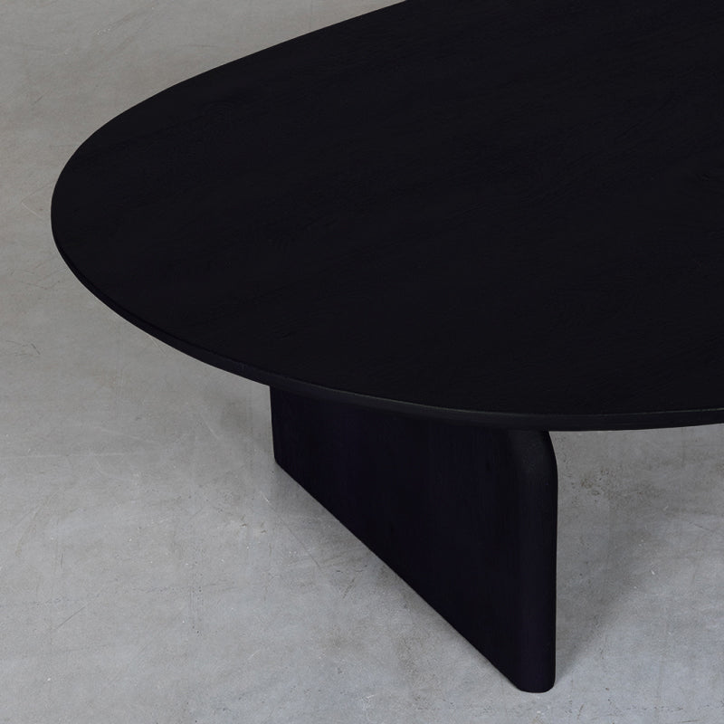 LABEL51 Salontafels Cooper - Zwart - Mangohout - 135 cm
