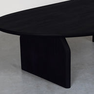 LABEL51 Salontafels Cooper - Zwart - Mangohout - 135 cm