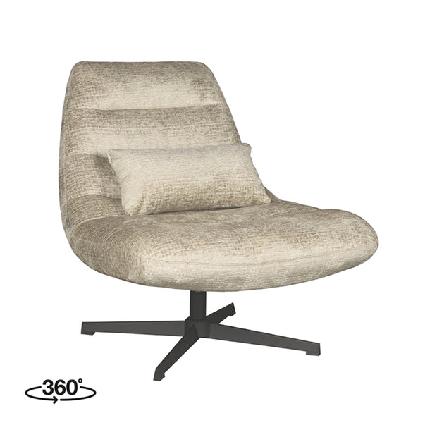 LABEL51 Fauteuils Nox - Beige - Chenille - One Size