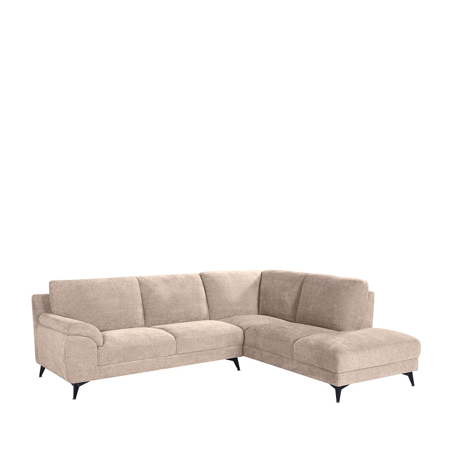 LABEL51 Hoekbanken Santino - Clay - Chenille - Hoekbank Rechts