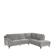 LABEL51 Hoekbanken Santino - Stone - Chenille - Hoekbank Rechts
