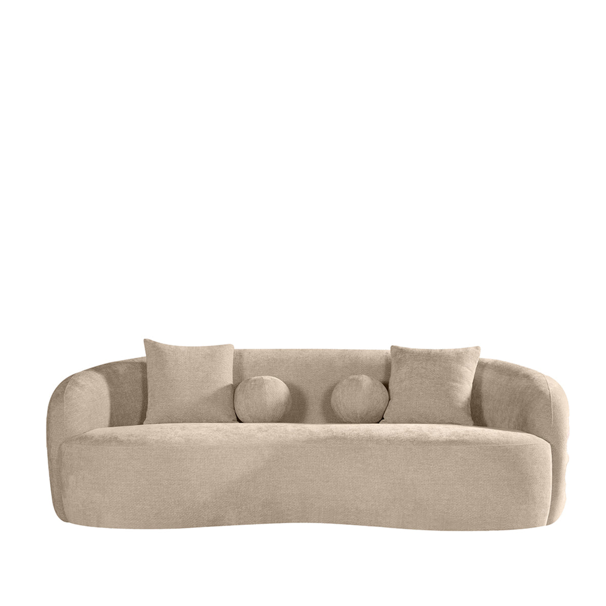 LABEL51 Banken Novo - Clay - Chenille - 3-Zits
