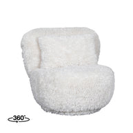 LABEL51 Fauteuils Doodle - Creme - Fluffy - One Size