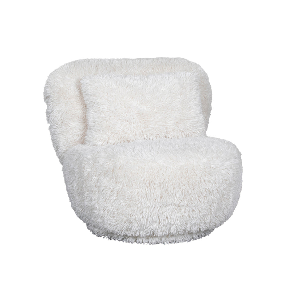 LABEL51 Fauteuils Doodle - Creme - Fluffy - One Size