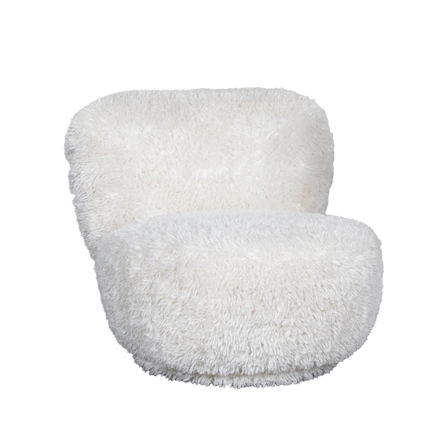 LABEL51 Fauteuils Doodle - Creme - Fluffy - One Size