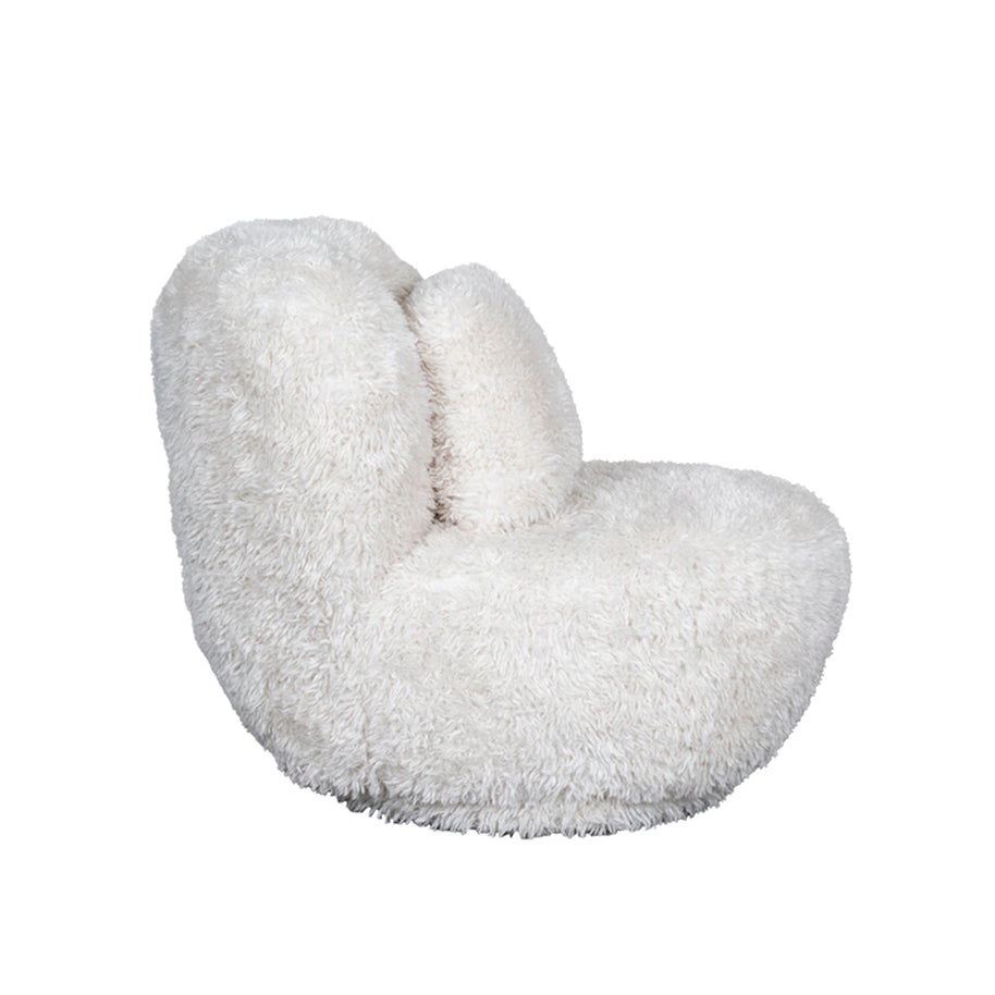 LABEL51 Fauteuils Doodle - Creme - Fluffy - One Size