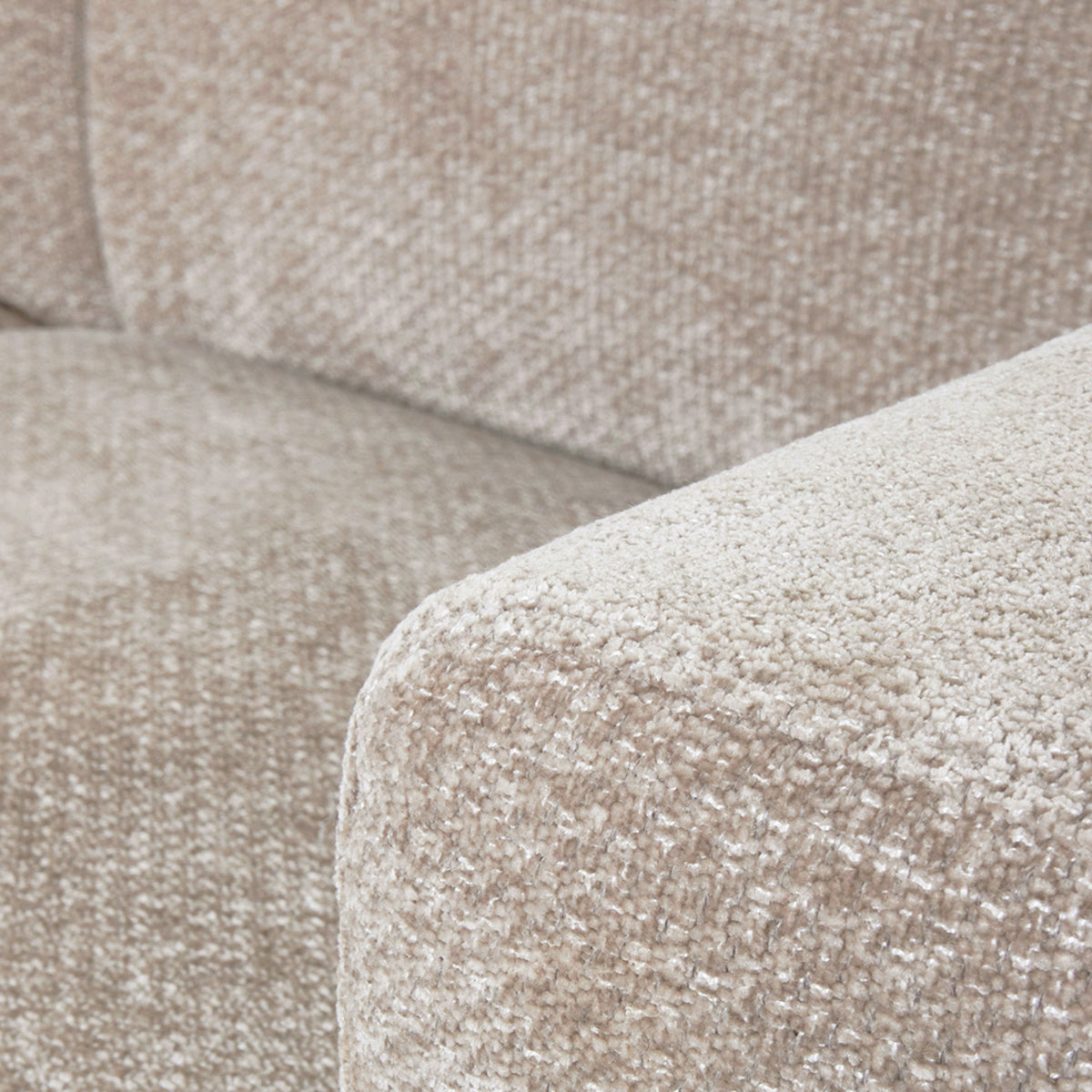 LABEL51 Banken Eden - Naturel - Chenille - 3-Zits