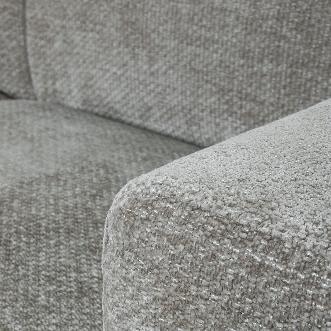 LABEL51 Banken Eden - Stone - Chenille - 3-Zits