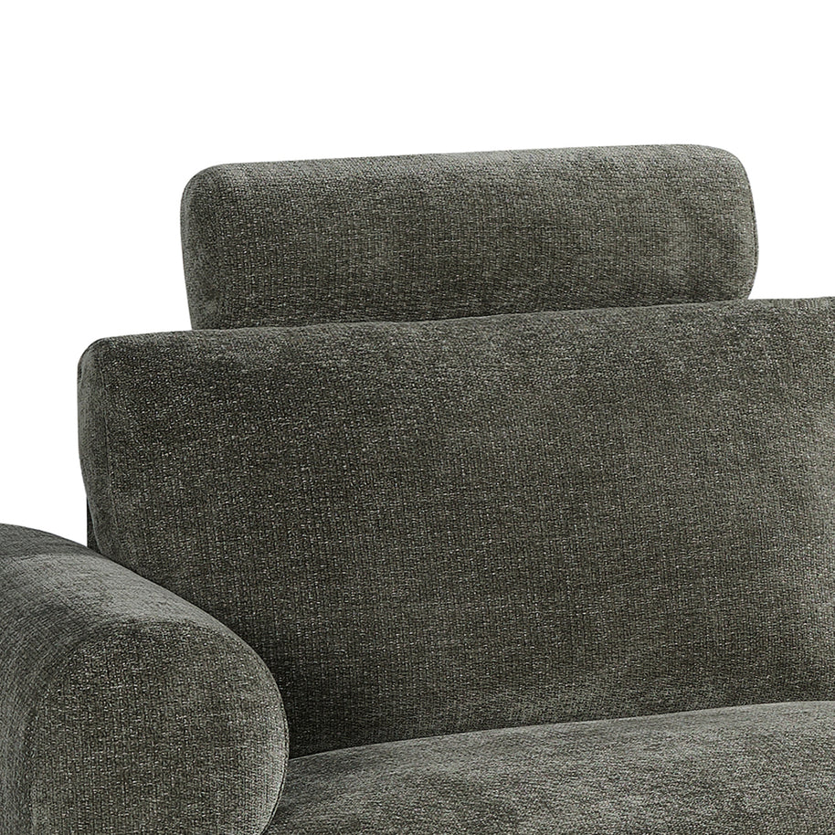 LABEL51 Sierkussens Milano - Hunter - Chenille - Hoofdsteun