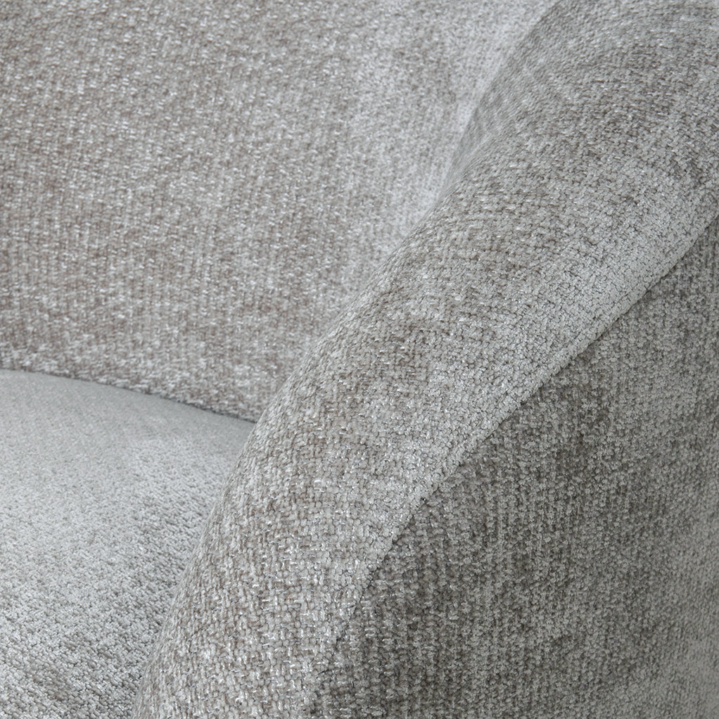 LABEL51 Fauteuils Alby - Stone - Chenille - 1-Zits