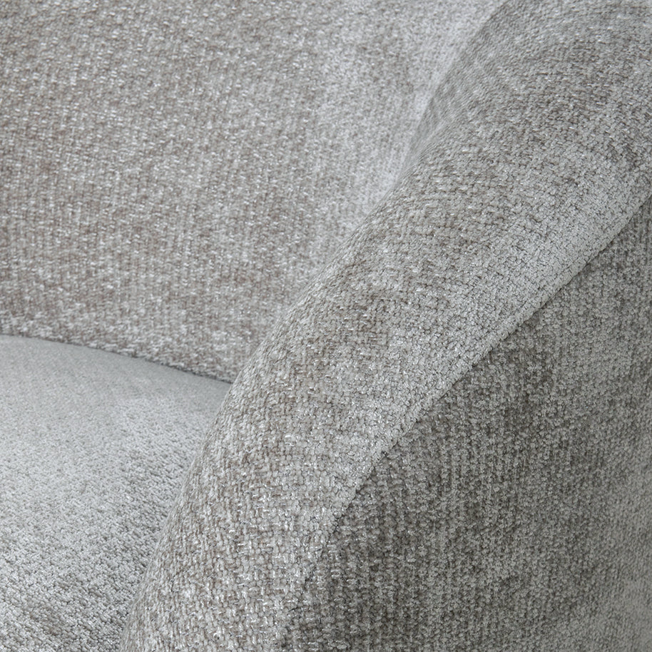 LABEL51 Fauteuils Alby - Stone - Chenille - 1-Zits