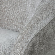 LABEL51 Fauteuils Alby - Stone - Chenille - 1-Zits