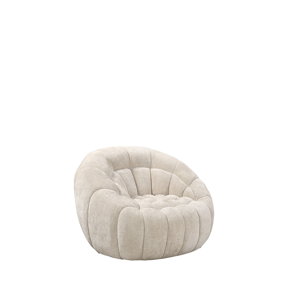 LABEL51 Fauteuils Cloud - Naturel - Chenille - 1-Zits